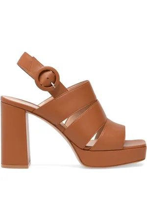 Gianvito Rossi Sandali Lyonne con plateau 95mm