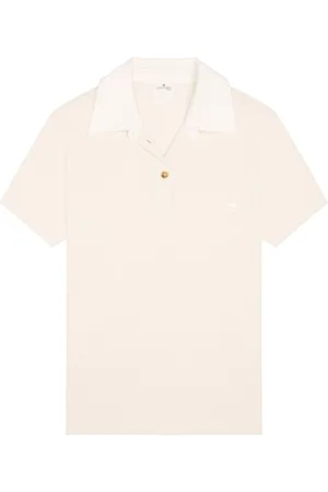 Courrèges Polo con dettagli a contrasto