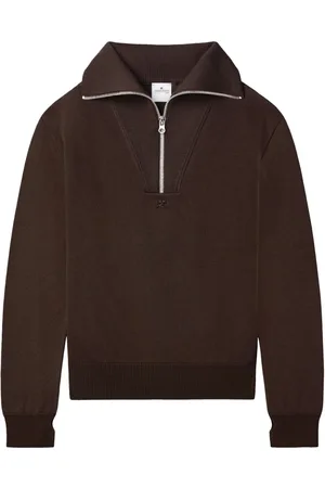 Courrèges Maglione in lana con ricamo