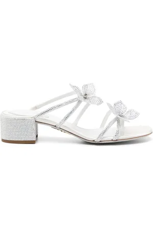 RENE CAOVILLA Sandali Cleo con strass 40mm