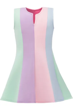 Mimi Tutu Abito Sophie smanicato con design color-block