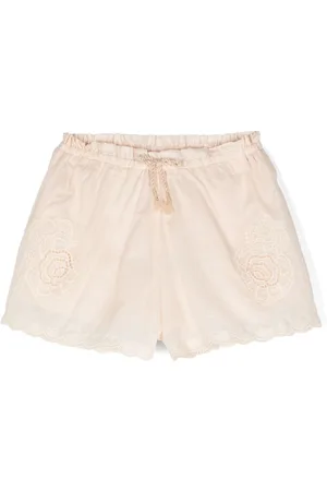 ZIMMERMANN Bermuda denim a fiori