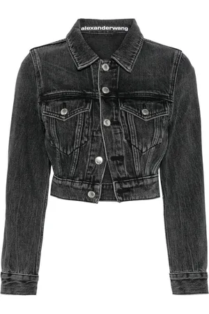 Alexander Wang Giacca denim crop
