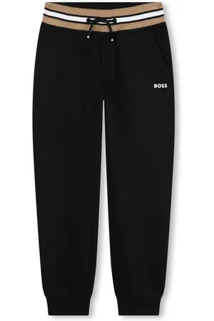 HUGO BOSS Pantaloni sportivi a righe con stampa