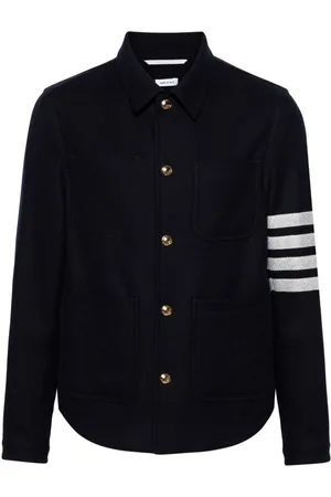 Thom Browne Giacca-camicia con dettaglio a 4 righe
