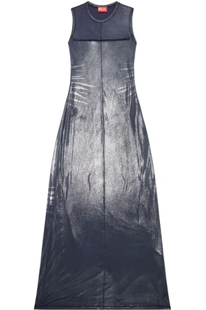 Diesel Abito D-Vetty lungo metallizzato