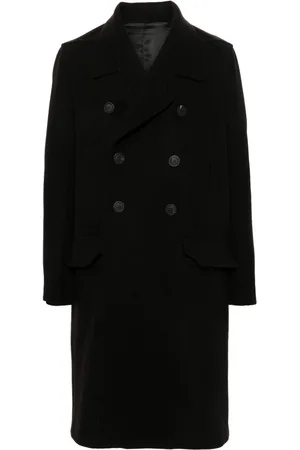 Rick Owens Cappotto Officer lungo doppiopetto