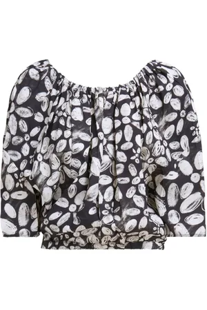 Marni Blusa crop a fiori