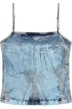 Diesel Top De-Ila-S con effetto metallizzato