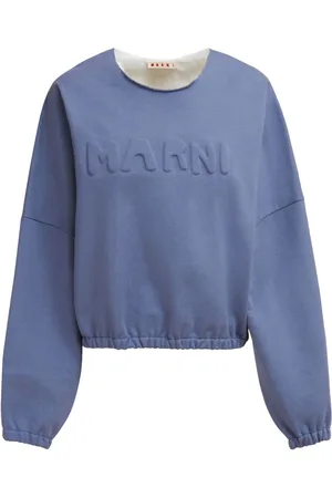 Marni Felpa con logo goffrato