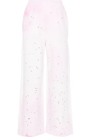 LOULOU Pantaloni sportivi con cristalli