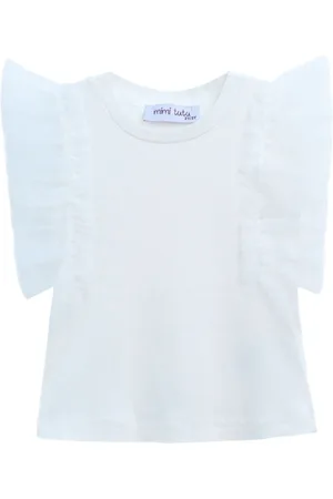 Mimi Tutu T-shirt con maniche in tulle