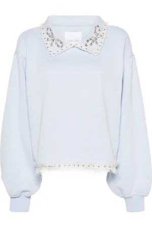 LOULOU Felpa con colletto oversize