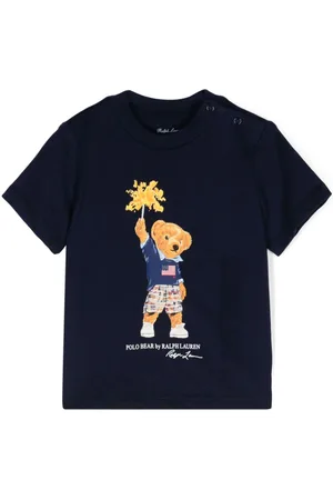 Ralph Lauren T-shirt con stampa Polo Bear