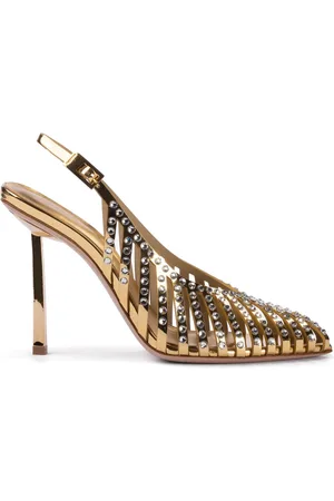 LE SILLA Pumps Cage con strass