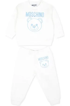 Moschino Tuta sportiva con ricamo Teddy Bear