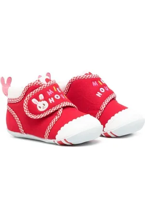 Miki House Sneakers Bunny con chiusura a strappo