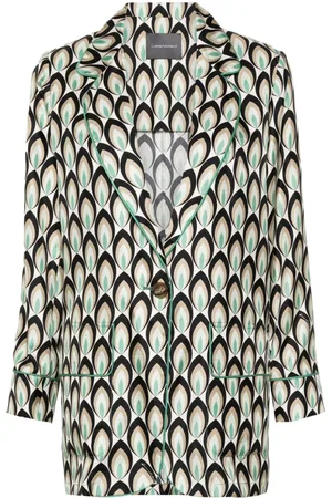 LORENA ANTONIAZZI Blazer con stampa grafica