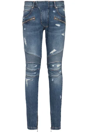 Balmain Jeans skinny con effetto vissuto
