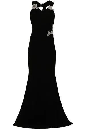 Cristallini Abito lungo con paillettes