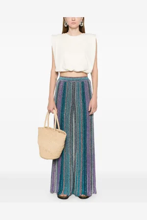 Missoni Pantaloni a palazzo con paillettes