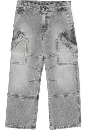 VERSACE Cargo dritti con inserti