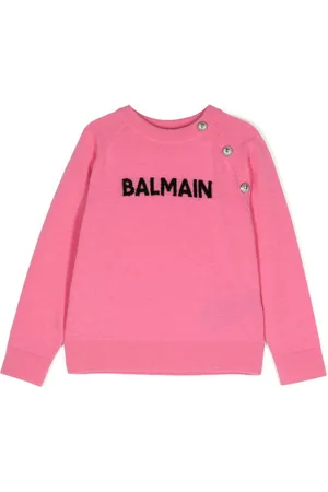 Balmain Maglione con logo jacquard