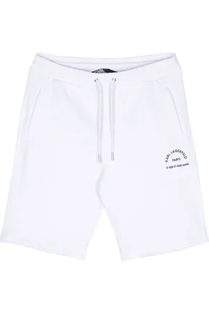 Karl Lagerfeld Shorts sportivi con ricamo