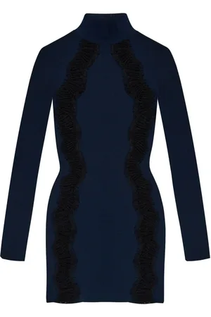 Stella McCartney Abito corto con dettaglio traforato