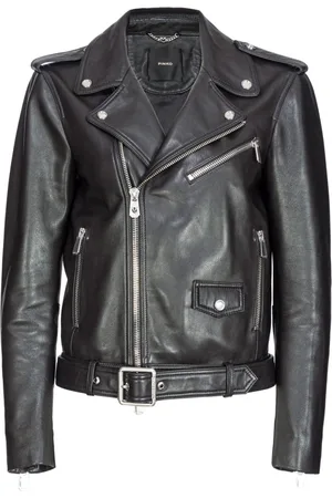Pinko Giacca biker con cintura