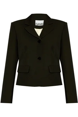 Ganni Giacca sartoriale crop