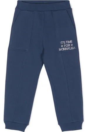 MONNALISA Pantaloni sportivi con strass
