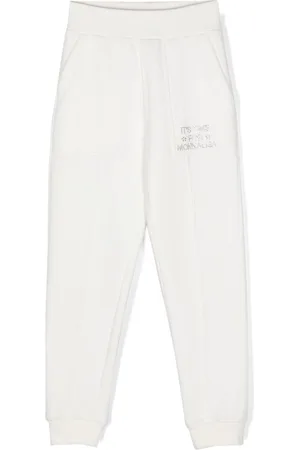 MONNALISA Pantaloni sportivi con strass