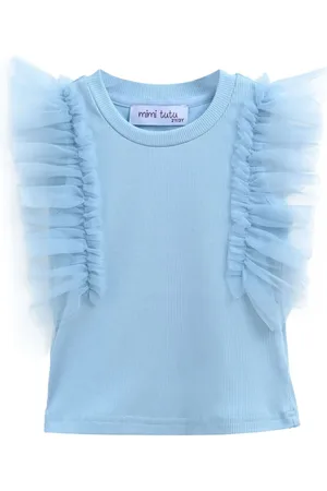 Mimi Tutu T-shirt con maniche in tulle