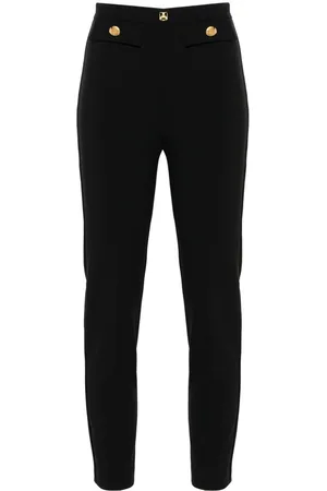 Elisabetta Franchi Pantaloni dritti con logo