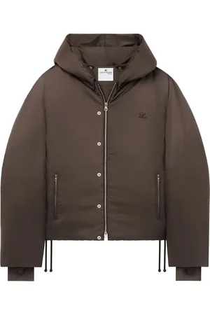 Courrèges Piumino con cappuccio
