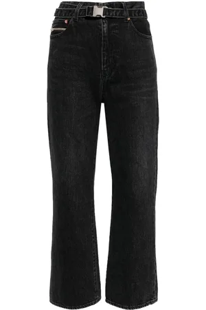 SACAI Jeans crop dritti