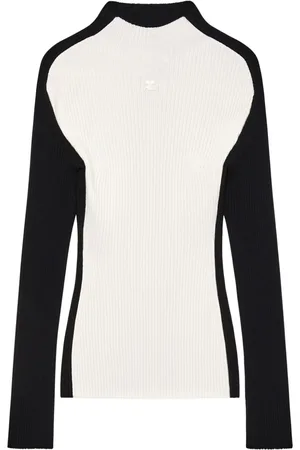 Courrèges Maglione con ricamo