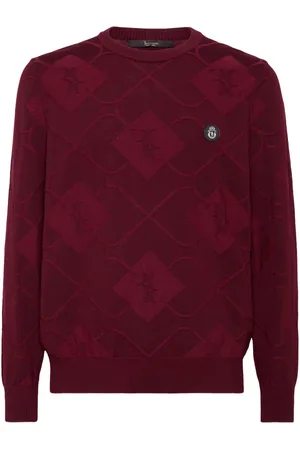 BILLIONAIRE Maglione con motivo a intarsi