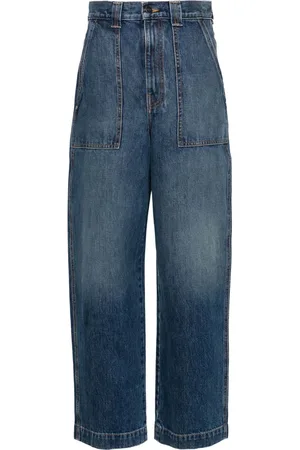 Khaite Jeans Hewitt a gamba ampia