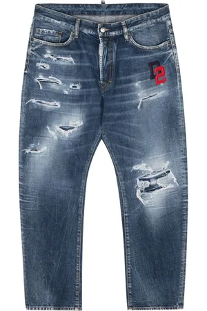 Dsquared2 Jeans crop Bro con strappi