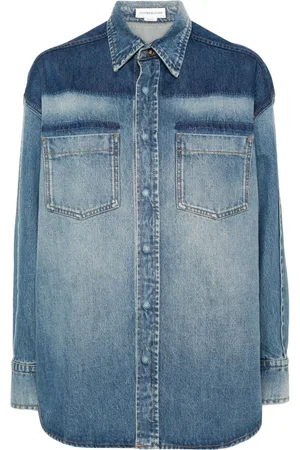 Victoria Beckham Camicia denim con colletto classico