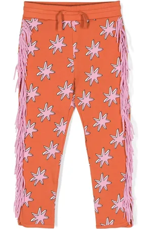 Stella McCartney Pantaloni sportivi Bright Stars con frange