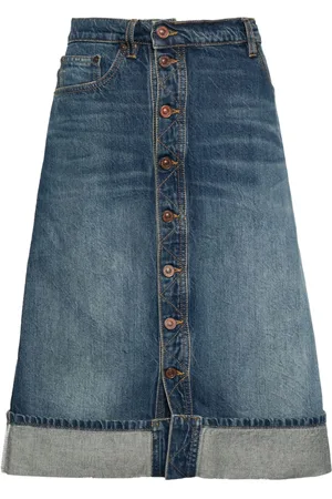 Victoria Beckham Gonna midi denim