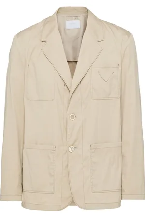 Prada Giacca-camicia con applicazione