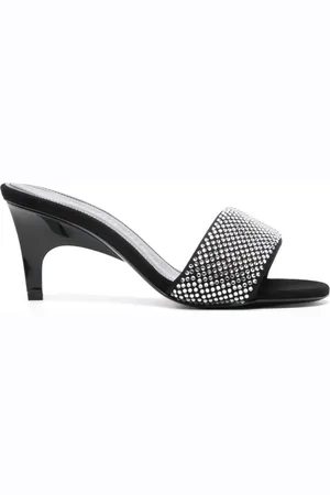 The Attico Mules Rem con strass 60mm