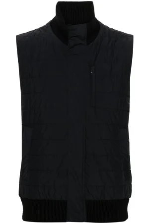 HERNO Gilet con zip trapuntato