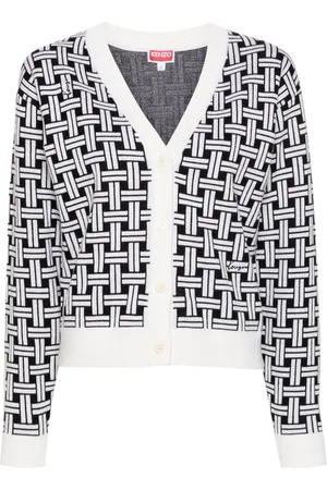 Kenzo Cardigan con motivo jacquard