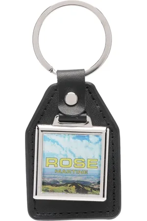 MARTINE ROSE Portachiavi con placca logo