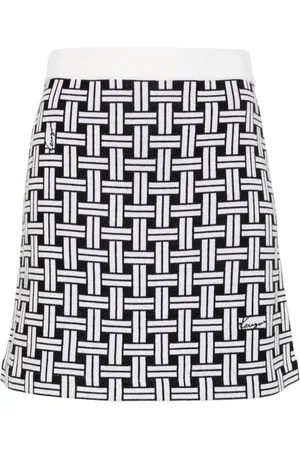 Kenzo Minigonna con effetto jacquard